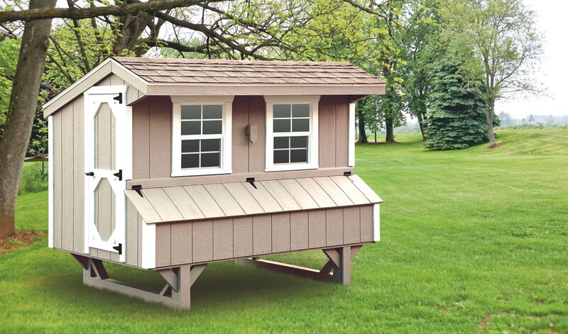 Quaker Chicken Coop 4' x 8'