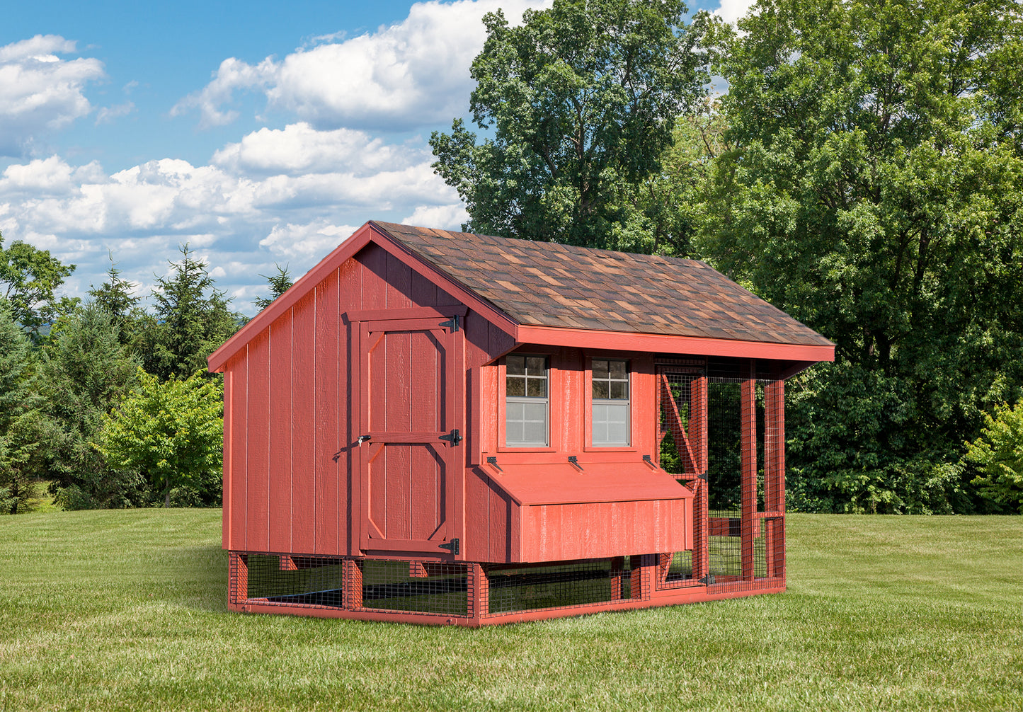 7 x 12 Combination (White/Clay/Charcoal Shingles)