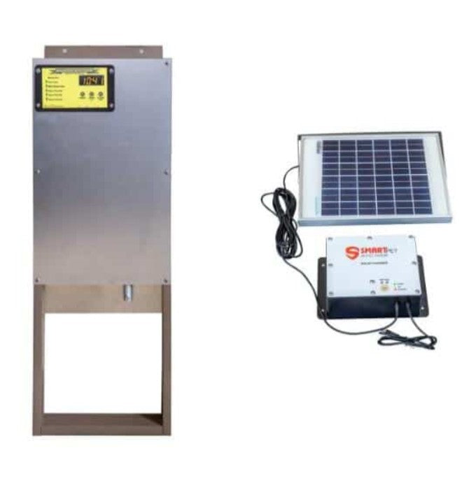 Solar Chicken Coop Door with Timer